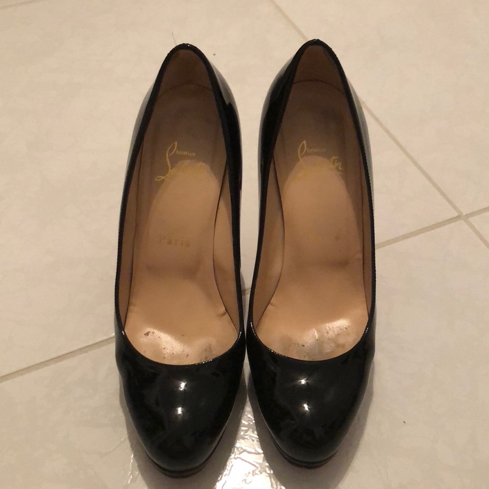 Christian Louboutin new simple pump black patent
